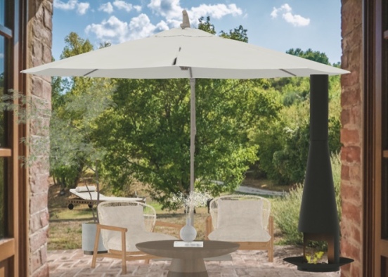 |outdoor seating area Design Rendering