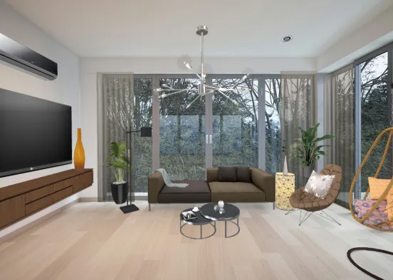 living room Design Rendering