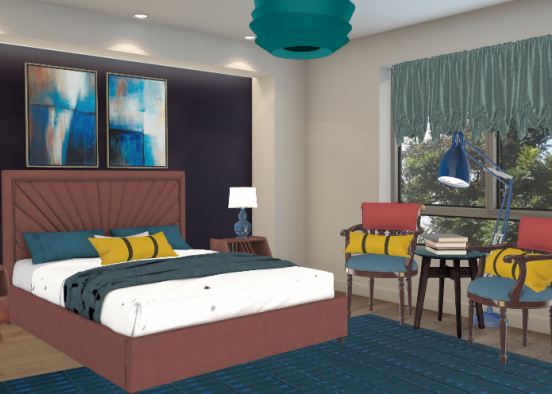 Project bed room Design Rendering