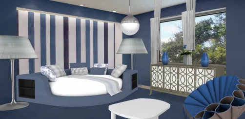 Chambre bleu good