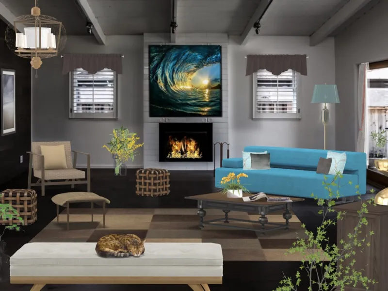surf the wave diseño interior por Karen Priebe