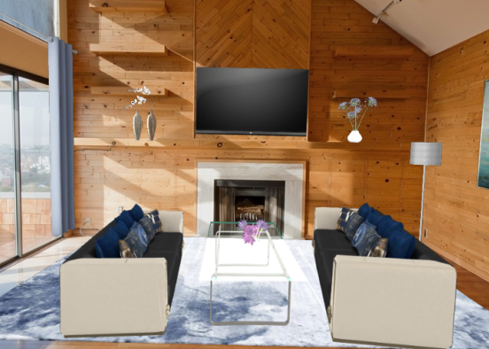 My living room by NB Design Rendering