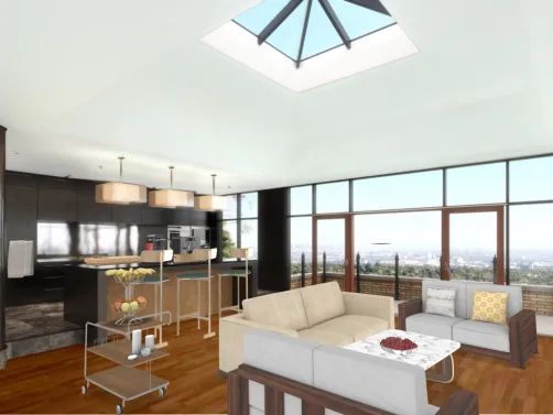 Living room + Kitchen 