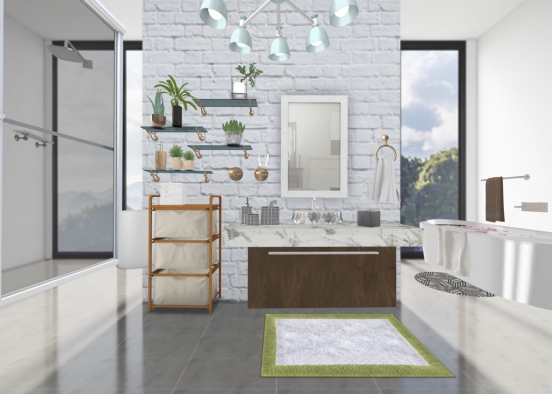 Designer’s dream bathroom  Design Rendering