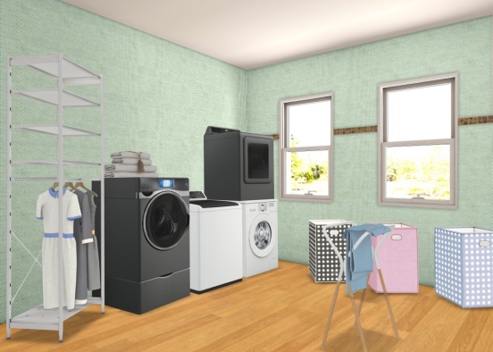 Laundry room! Design Rendering
