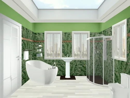 jungle bathroom 🚽 