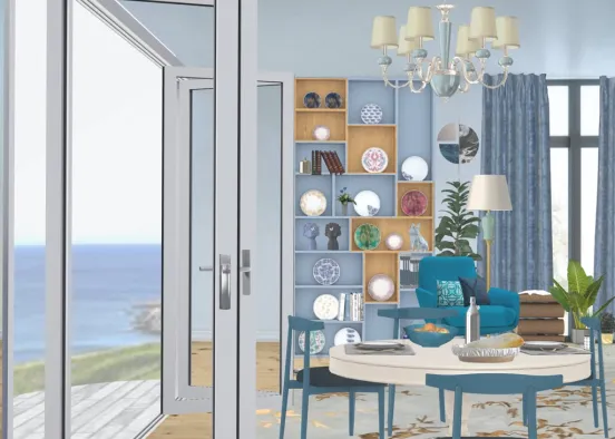 Eating with a sea view Design Rendering