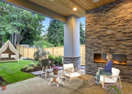 suburban backyard bungalow 🌿 Design Rendering