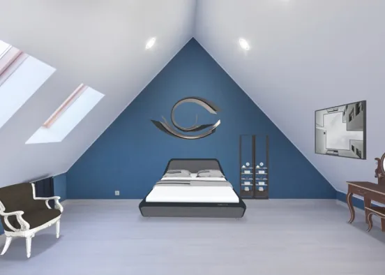 The guest bedroom Design Rendering