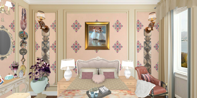 Russian style bedroom 