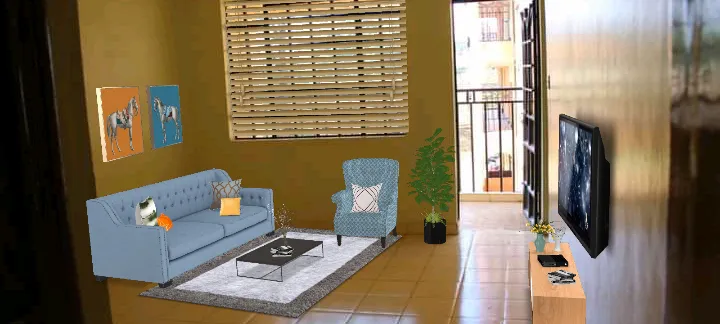 Rental living room Design Rendering