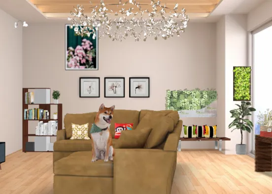 Cute 🥰 living room Design Rendering