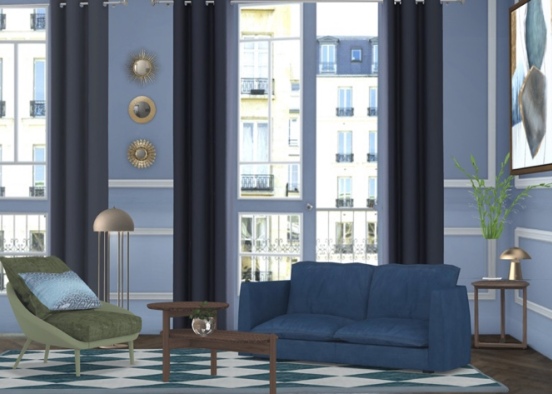 living room Design Rendering