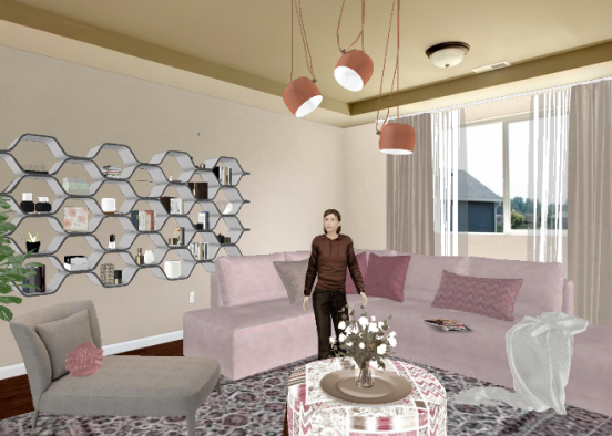Living Room go Design Rendering