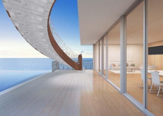 balcony  Design Rendering