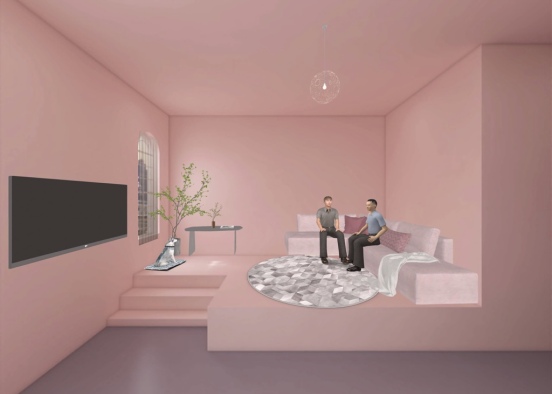 pink house  Design Rendering