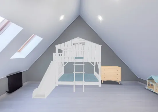 dream kid bedroom Design Rendering