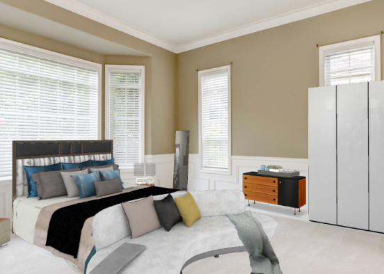 Master bedroom cozy  Design Rendering