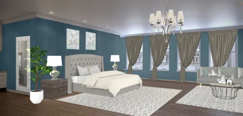 Blue grey contemporary 