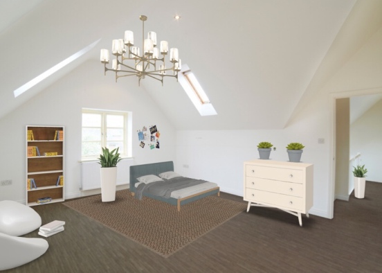 RALEIGH AWESOME ATTIC ROOM Design Rendering