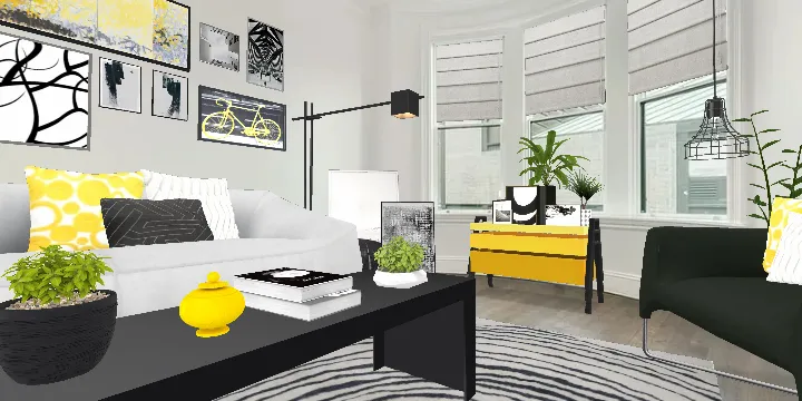 Yellow POP-arazzi Design Rendering