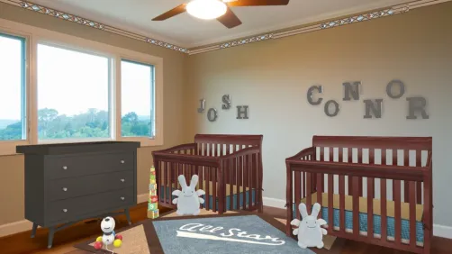 Josh and Connor’s all star bedroom