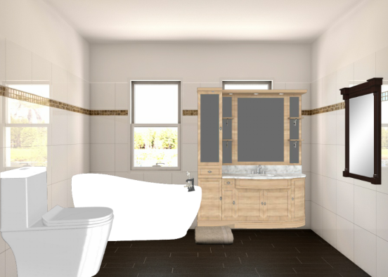 Вання комната (блей) Design Rendering