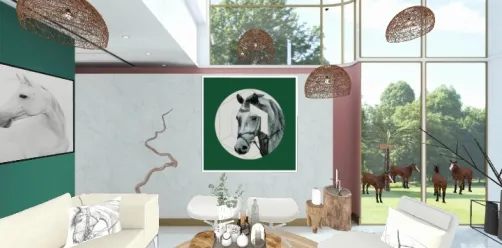 🌿🐴 Recepção do Haras. Fiquem a vontade 😉