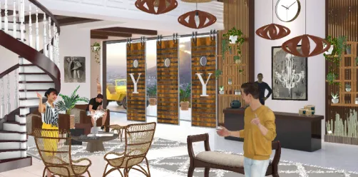  Hotel  🏨 Recepção y y