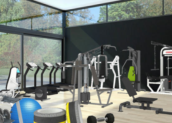 gym at home💪 Design Rendering