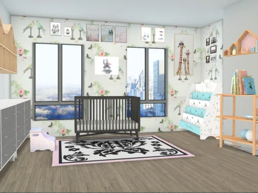 quarto de bebê 🍼 de menina