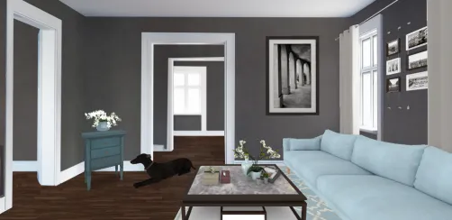 Cozy blue themed family home:)