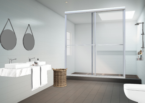 Bathroom for two Design Rendering