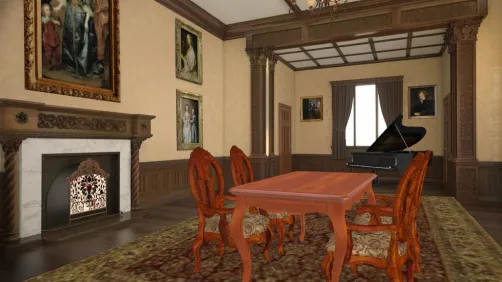 Salle à manger style Louis XIV