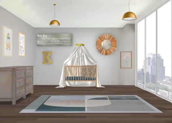 baby room with a view Design Rendering
