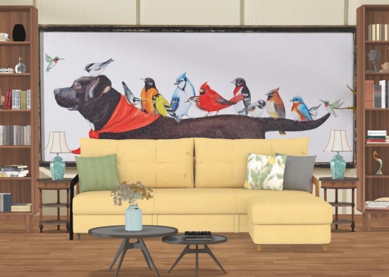 The bird lounge Design Rendering