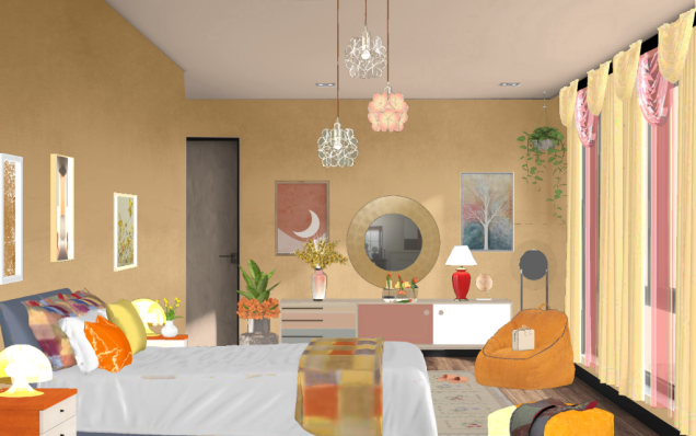 Marigold bedroom 🧡💛🧡💛