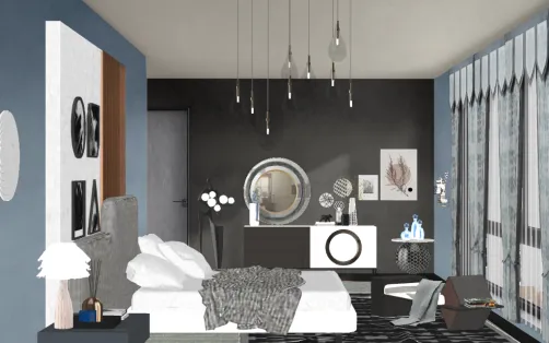 Camera da letto moderna