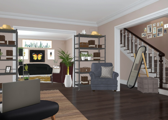 Lovly living room Design Rendering