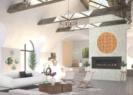 Hollywood Luxury Living  Living-Room Design by JD Designs Design Rendering