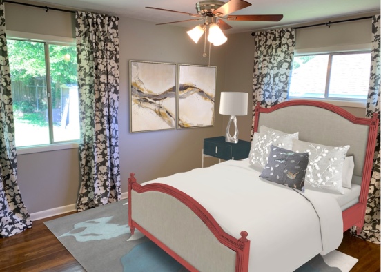 106 s hills bedroom Design Rendering