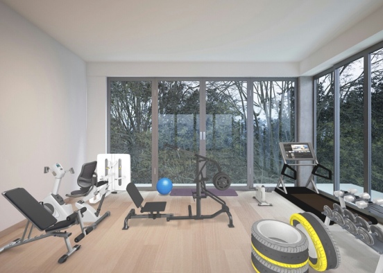Indoor Gym Dream House Part 2 Design Rendering