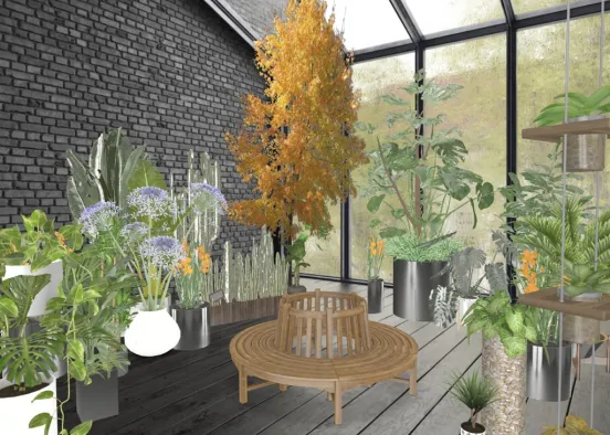 a Luxury Green House Design Rendering