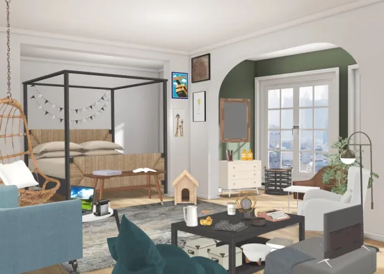 bedroom for everything you want Design Rendering