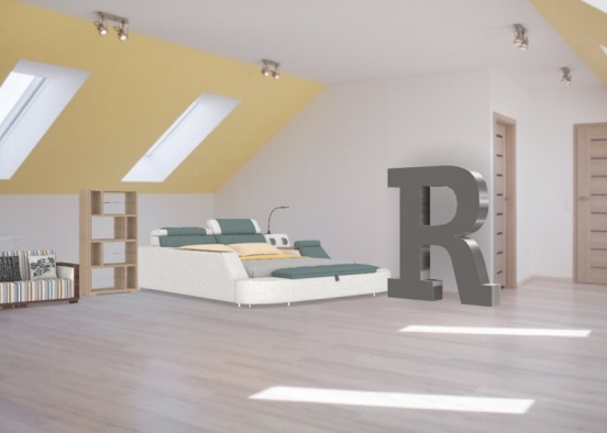 cool bedroom Design Rendering