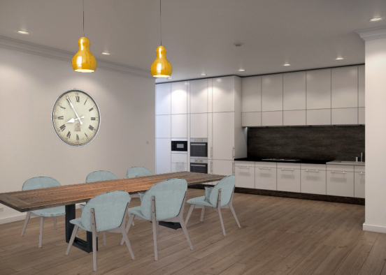 Kitchen/dining room  Design Rendering