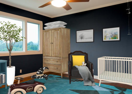 The baby's room Design Rendering