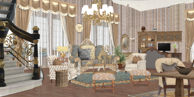 the perfect living room to have a tea ceremony