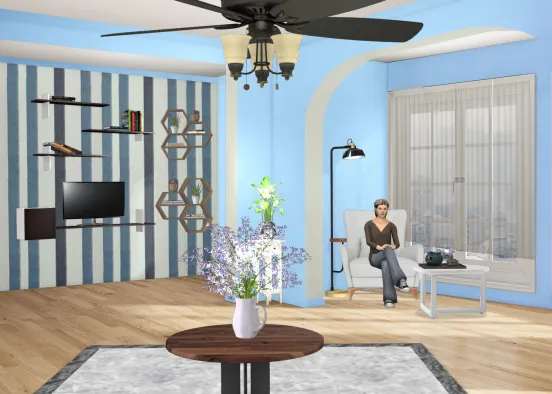 # Beautiful living room  Design Rendering