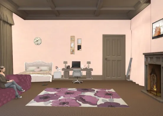 french room Design Rendering